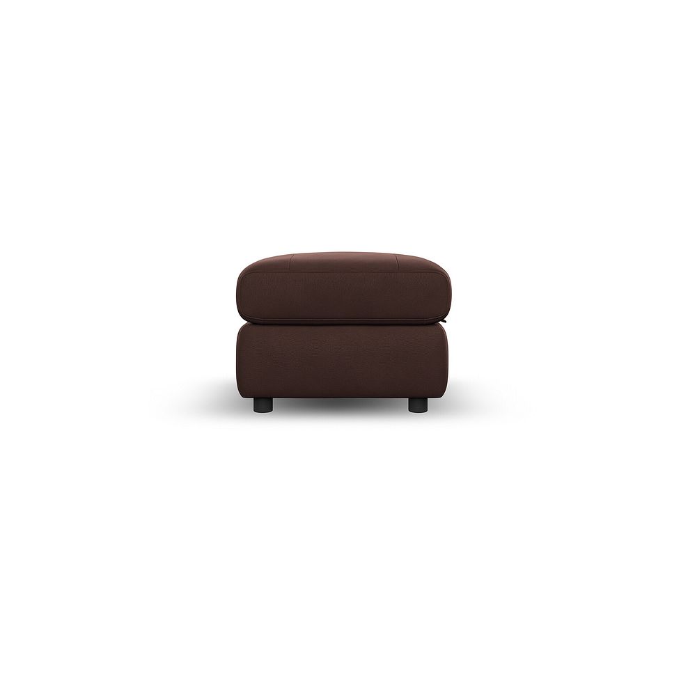 Dalton Storage Footstool in Chestnut Leather 5
