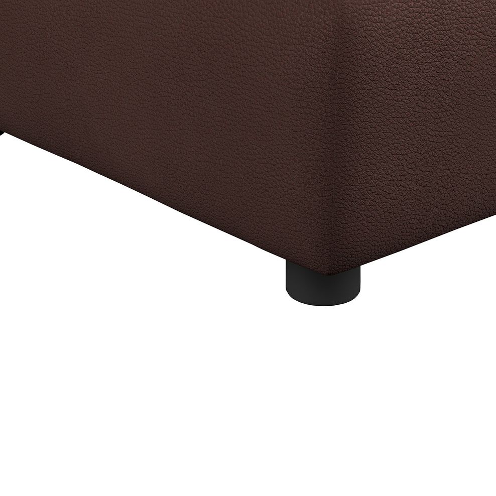 Dalton Storage Footstool in Chestnut Leather 8