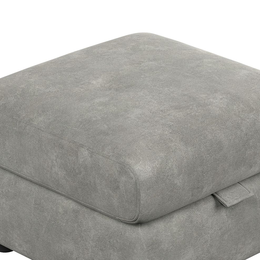 Dalton Storage Footstool in Dexter Stone Fabric 7
