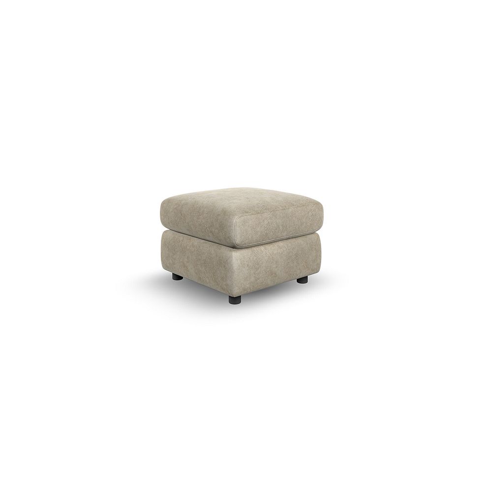Dalton Storage Footstool in Marble Cream Fabric 4