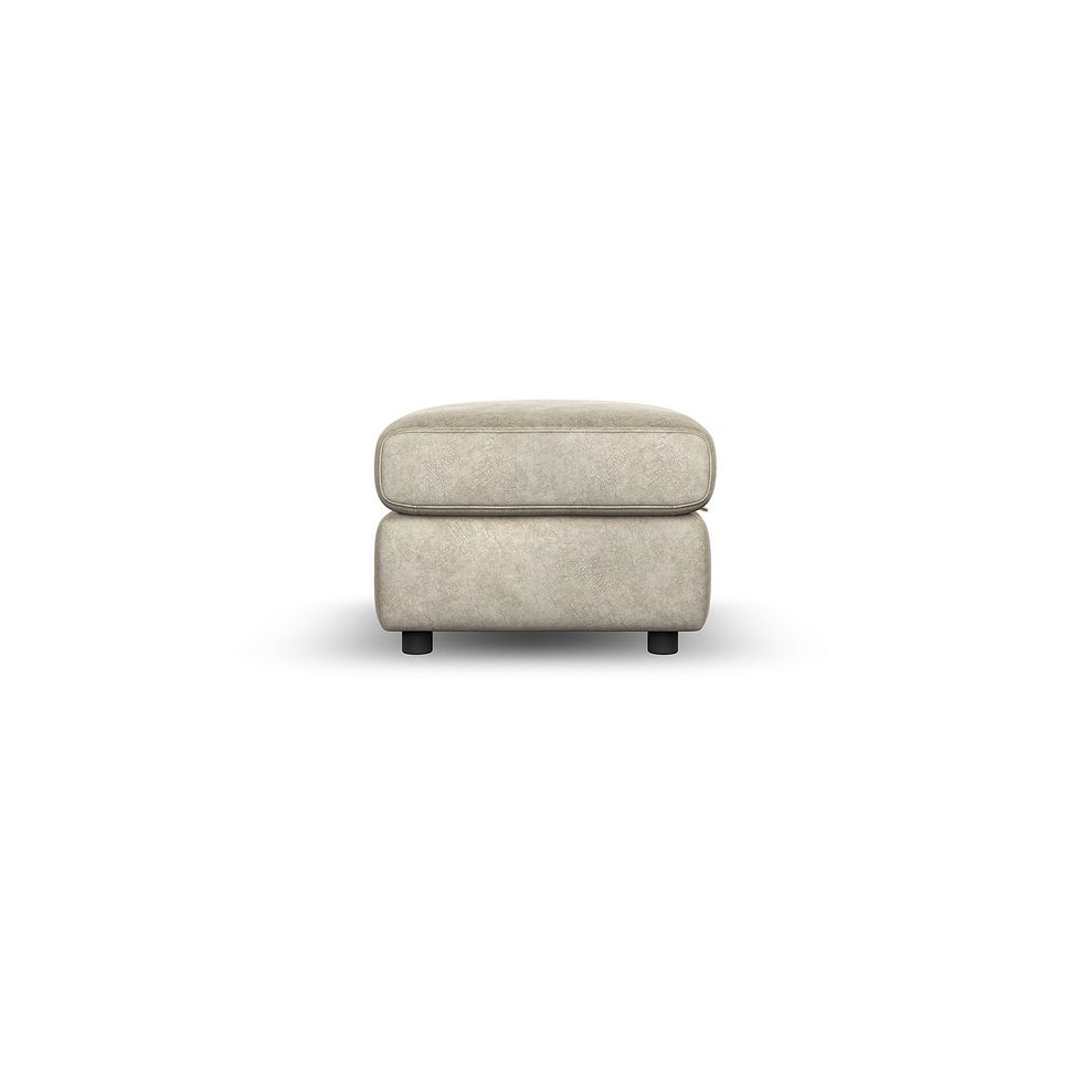 Dalton Storage Footstool in Marble Cream Fabric 5