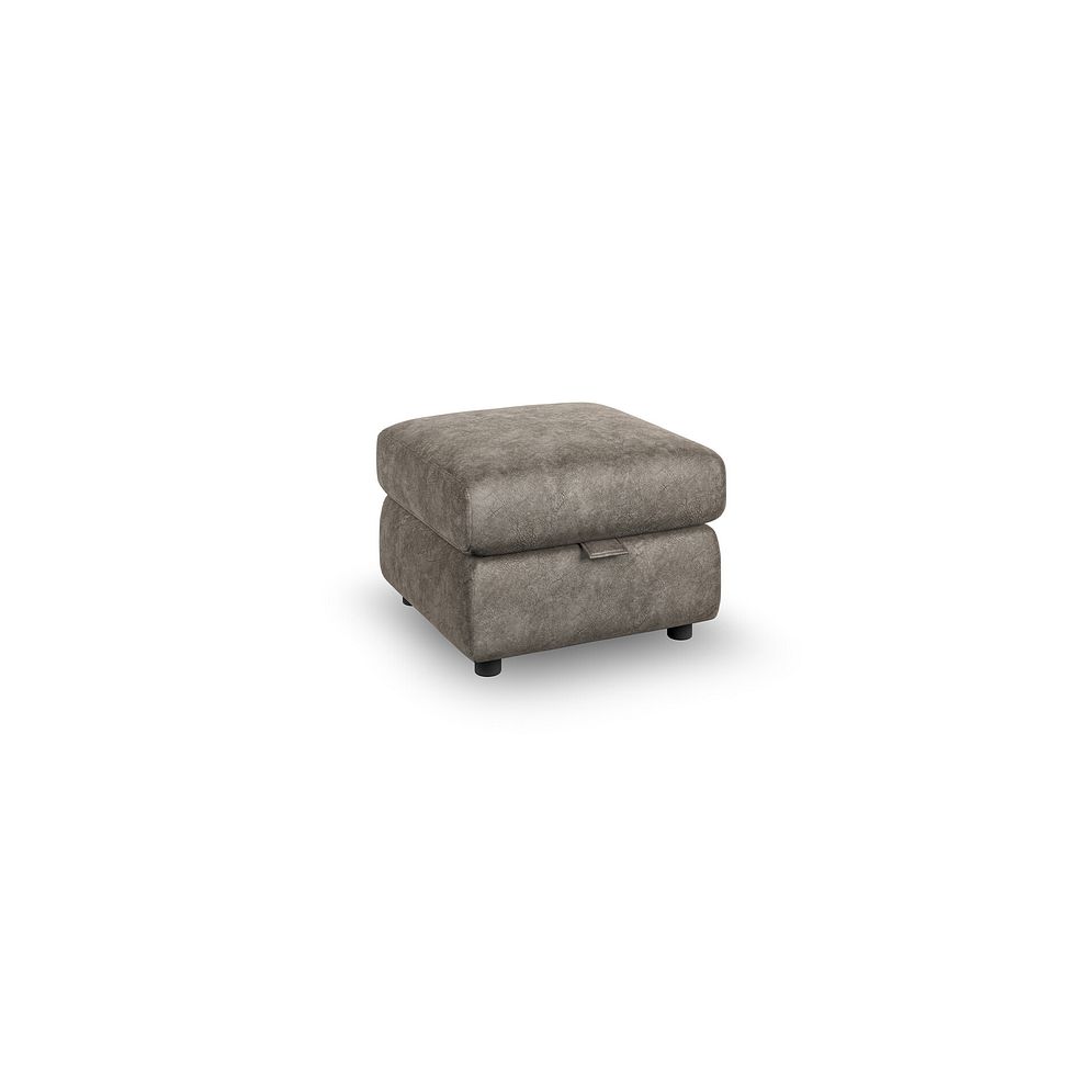 Dalton Storage Footstool in Marble Mink Fabric 1