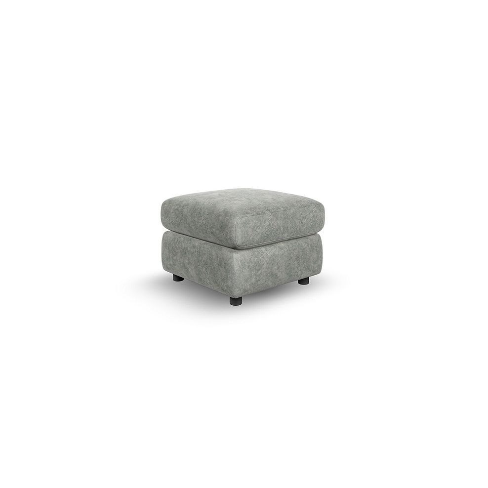 Dalton Storage Footstool in Marble Silver Fabric 4