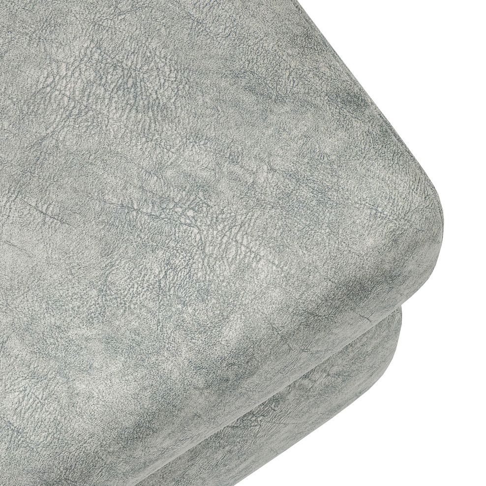 Dalton Storage Footstool in Marble Silver Fabric 6