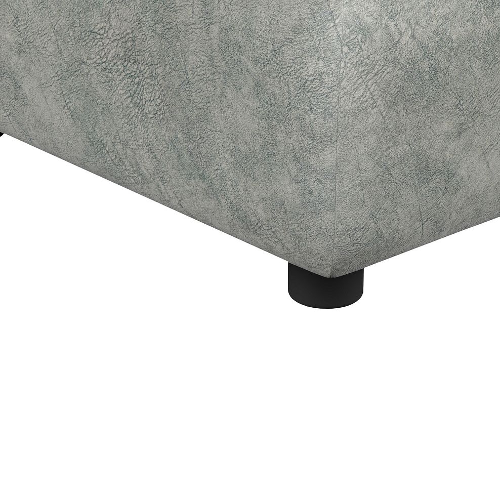 Dalton Storage Footstool in Marble Silver Fabric 8