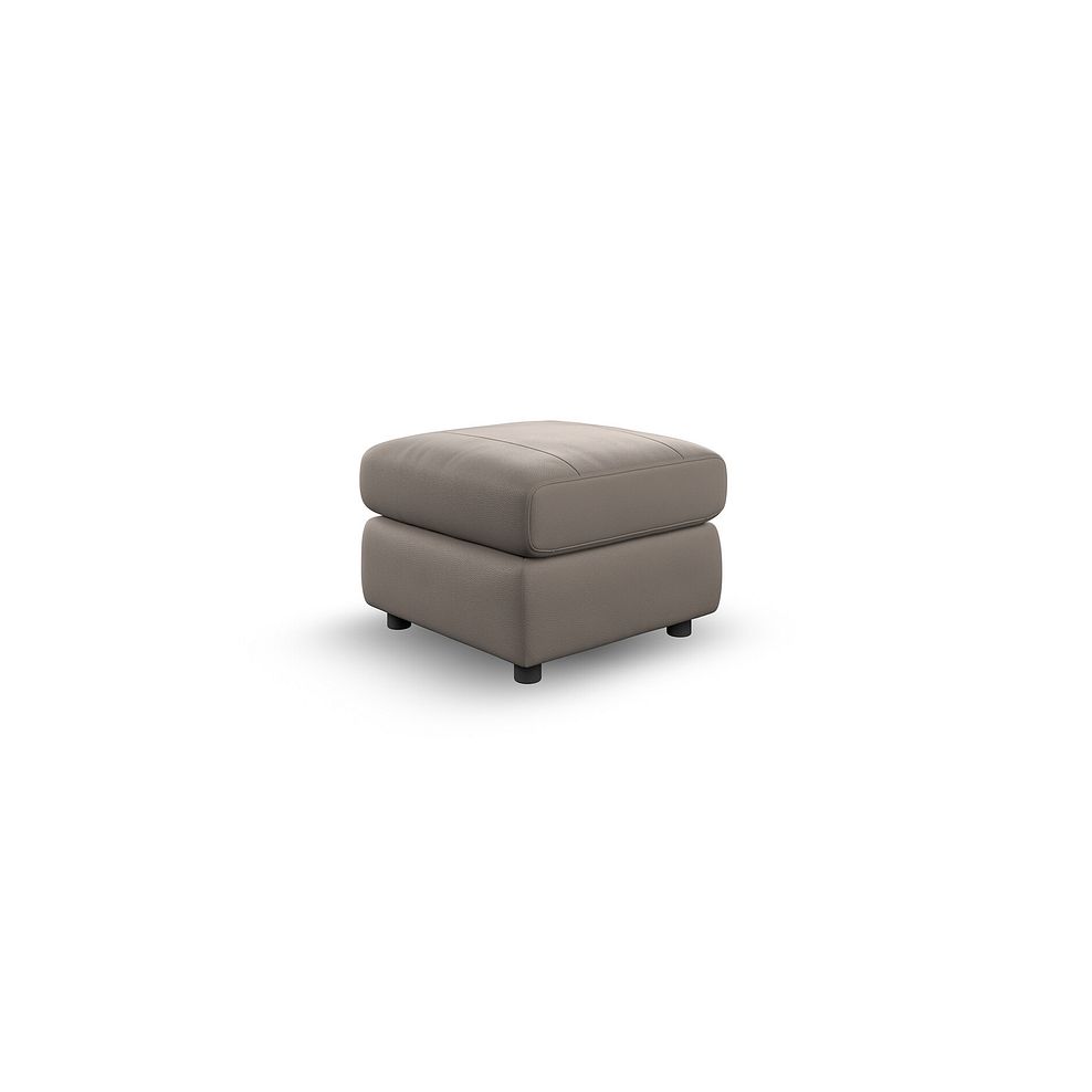 Dalton Storage Footstool in Oyster Leather 4