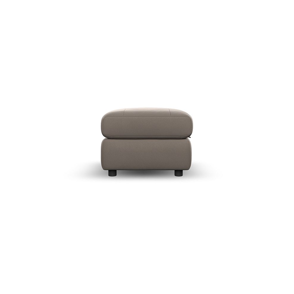 Dalton Storage Footstool in Oyster Leather 5