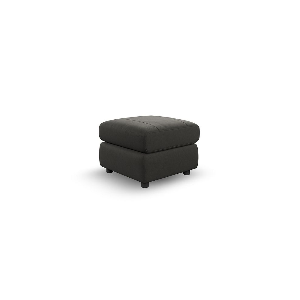 Dalton Storage Footstool in Storm Leather 4