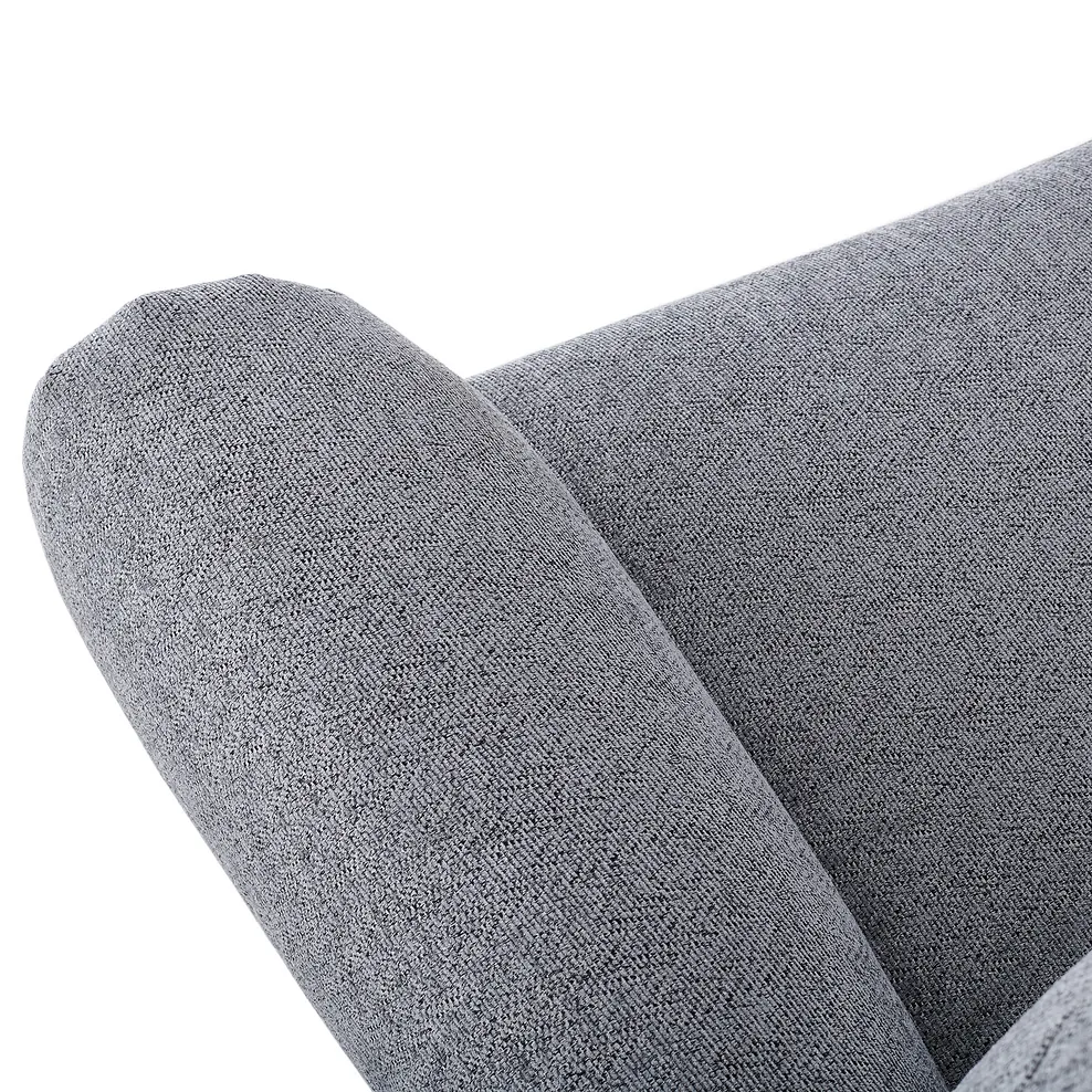 Eastbourne Recliner 2 Seater with USB in Santos Steel Fabric 9