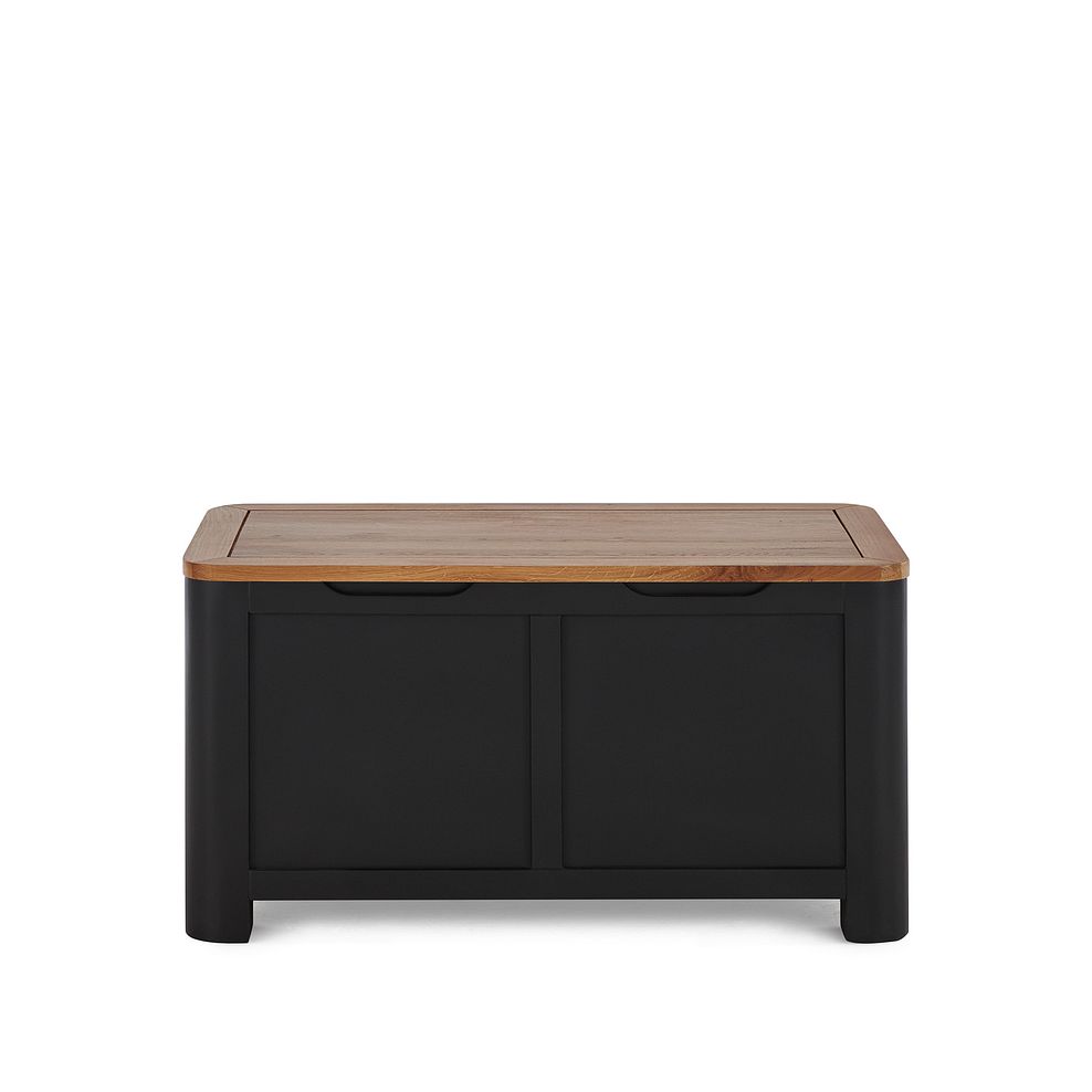 Dark Grey Blanket Box Grove Oak Furnitureland