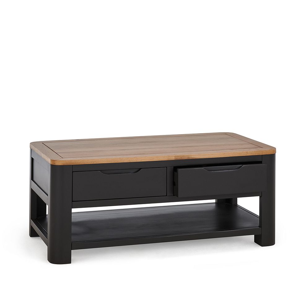 Grove Dark Grey Coffee Table - Solid Hardwood 4