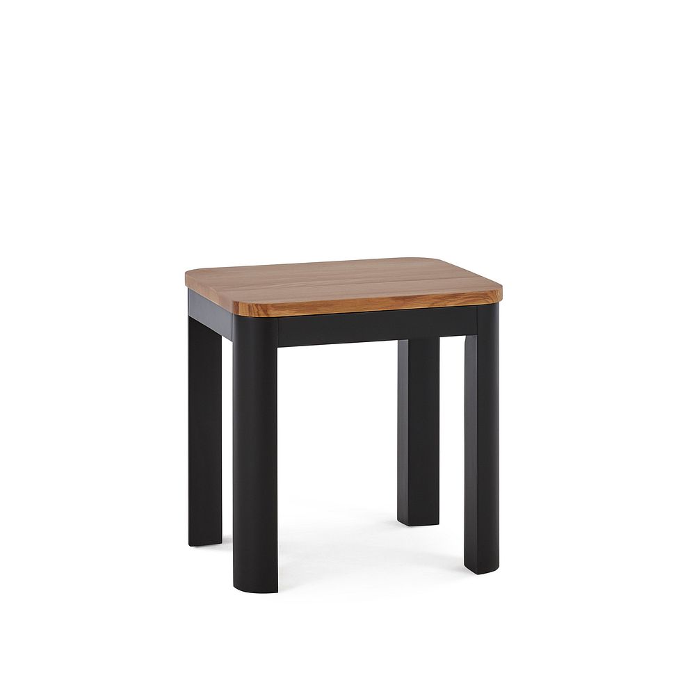 Grove Dark Grey Dressing Stool - Solid Hardwood 2