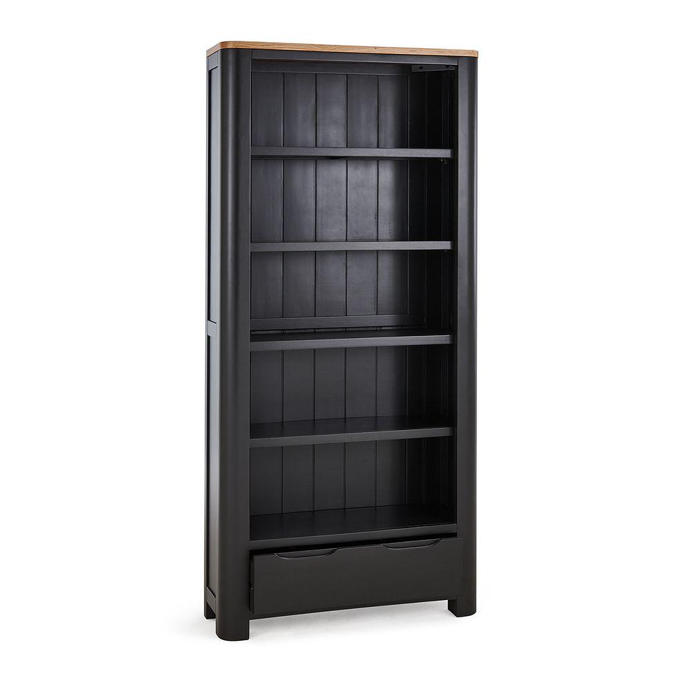 Grove Dark Grey Tall Bookcase - Solid Hardwood Thumbnail 4