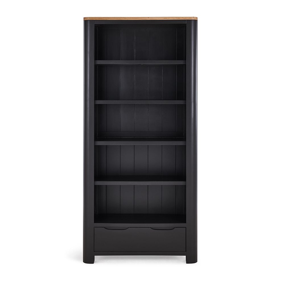 Grove Dark Grey Tall Bookcase - Solid Hardwood 3
