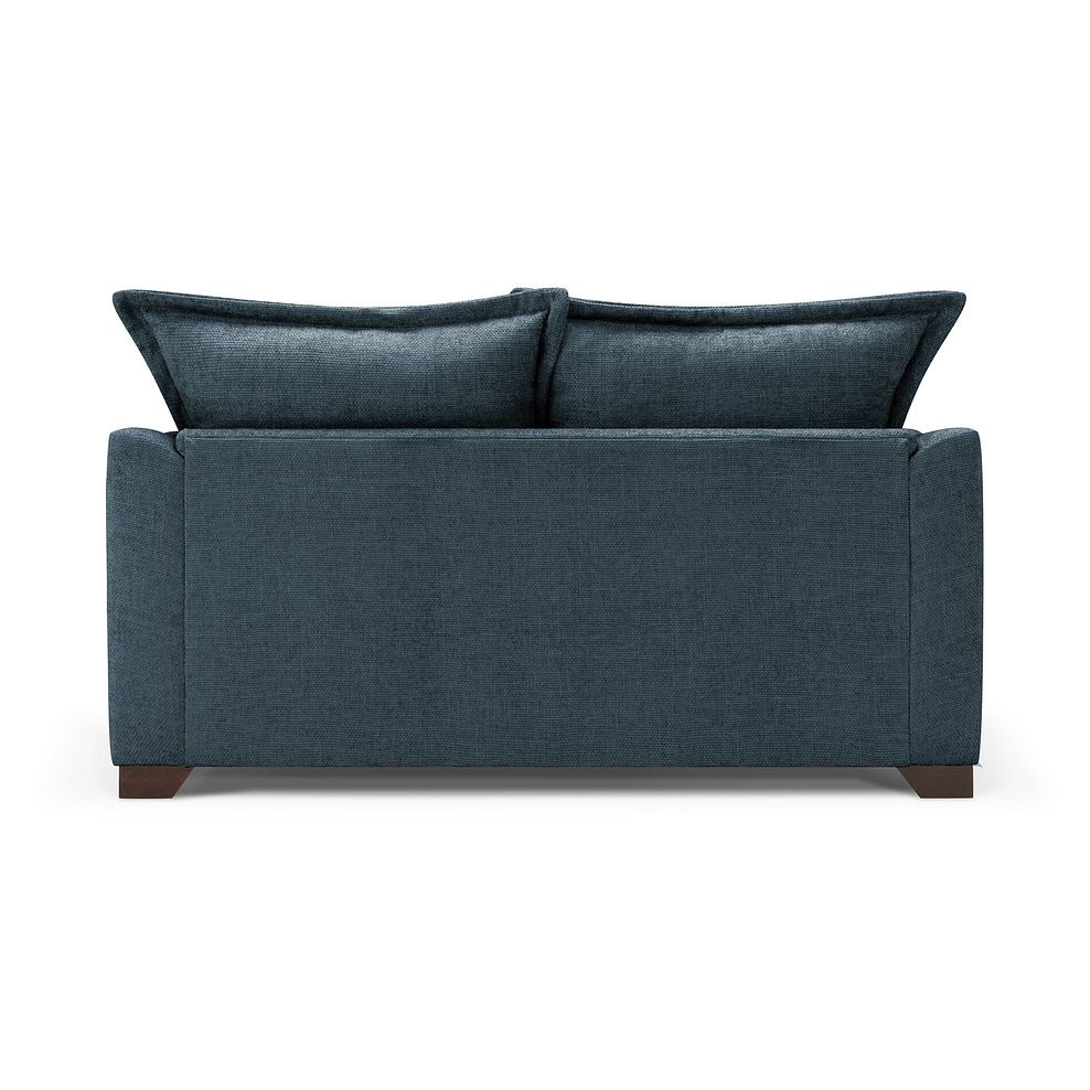 Dewsbury 2 Seater Sofa in Milo Navy Fabric with Silver Scatter Cushions 5