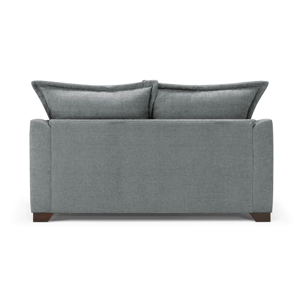 Dewsbury 2 Seater Sofa in Milo Pewter Fabric with Silver Scatter Cushions 5