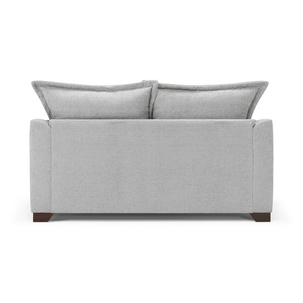 Dewsbury 2 Seater Sofa in Milo Silver Fabric with Silver Scatter Cushions 5