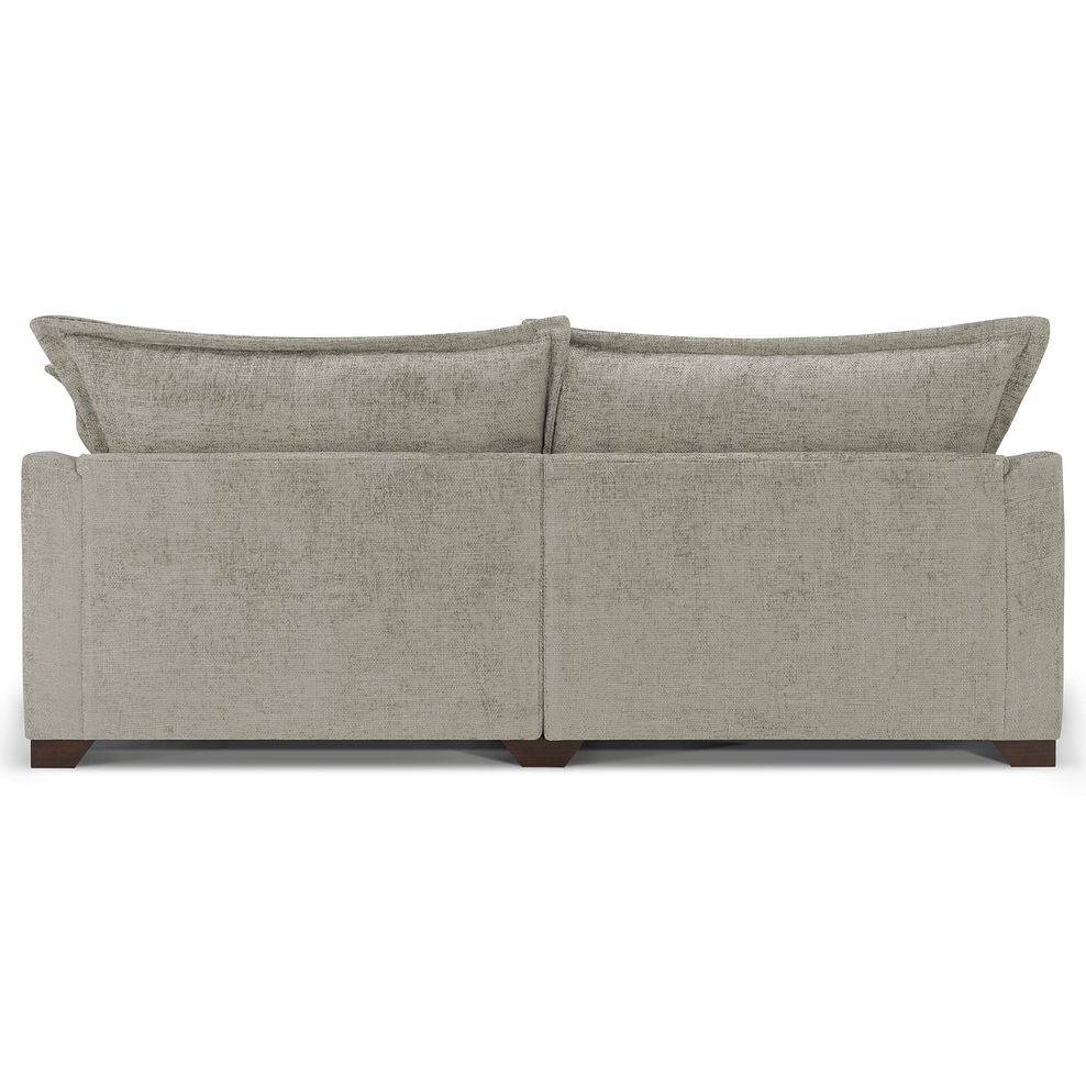 Dewsbury 4 Seater Sofa in Milo Mink Fabric with Mink Scatter Cushions 5