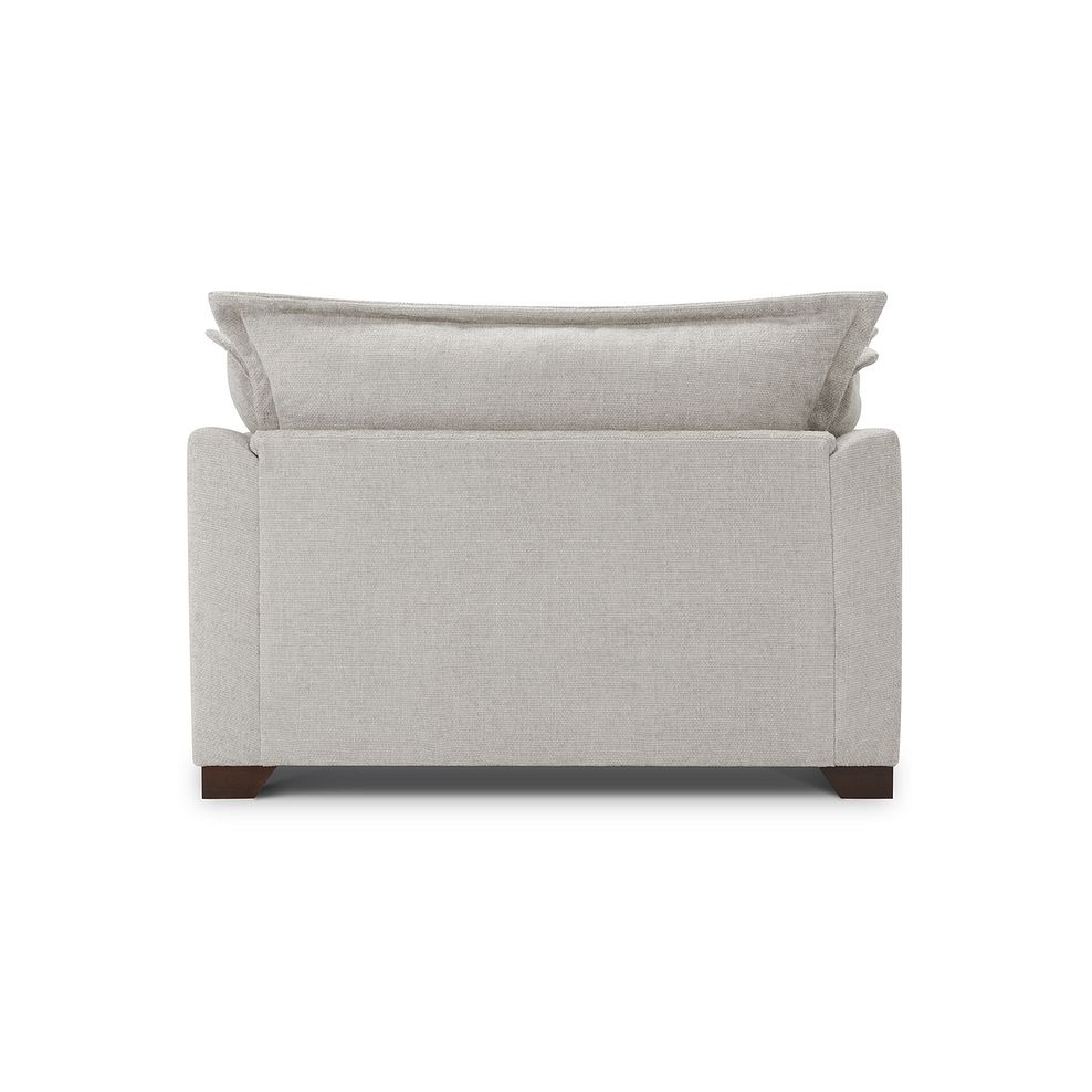 Dewsbury Loveseat in Milo Ivory Fabric with Mink Scatter Cushions 5