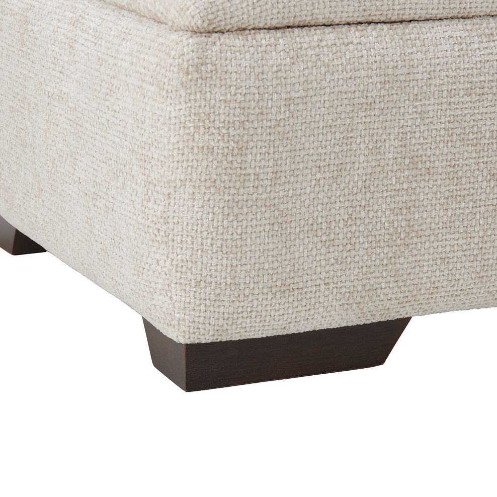 Dewsbury Storage Footstool in Milo Cream Fabric 9