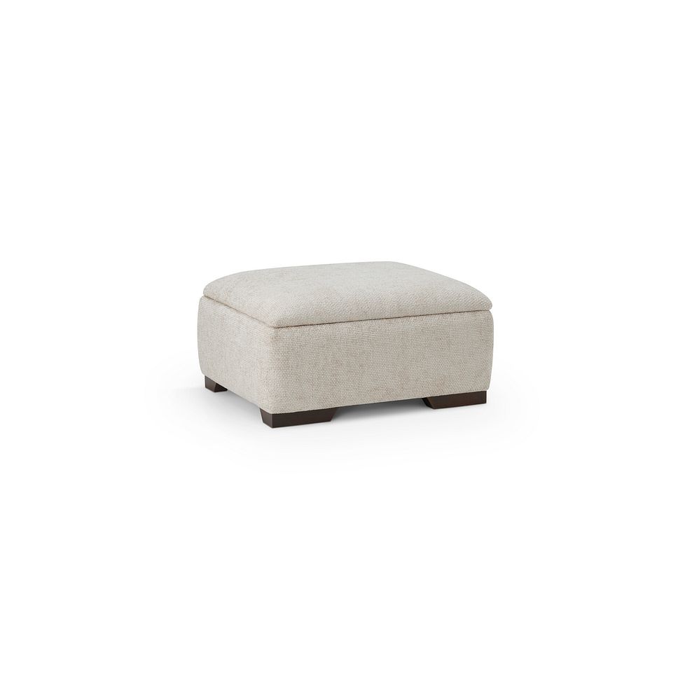 Dewsbury Storage Footstool in Milo Cream Fabric 3