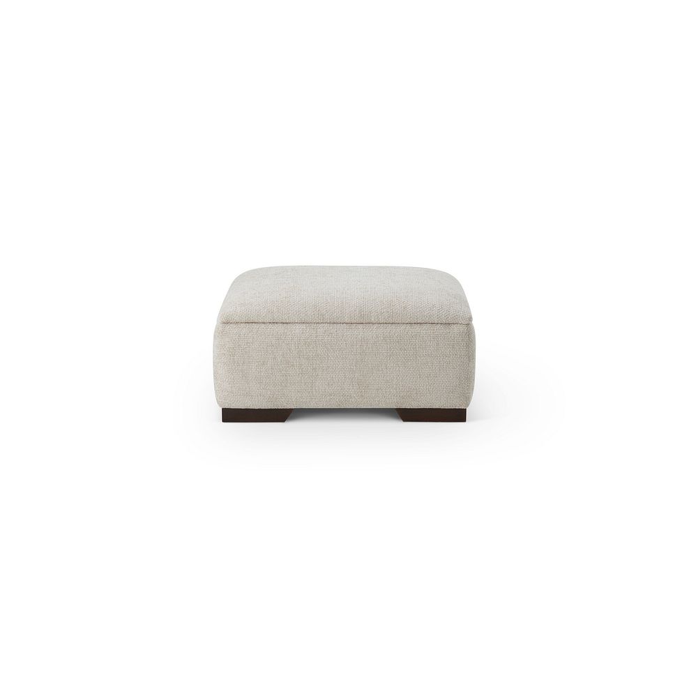 Dewsbury Storage Footstool in Milo Cream Fabric 5