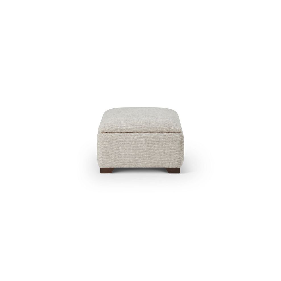 Dewsbury Storage Footstool in Milo Cream Fabric 6