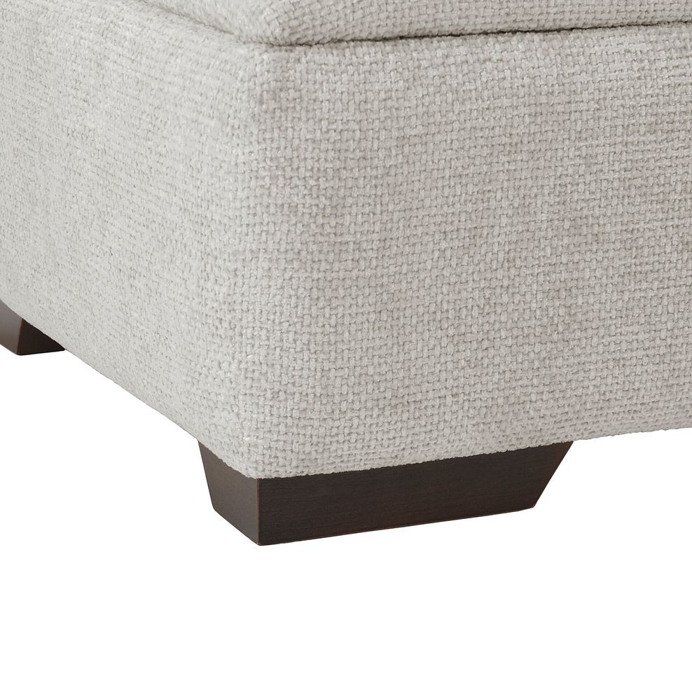 Dewsbury Storage Footstool in Milo Ivory Fabric 7