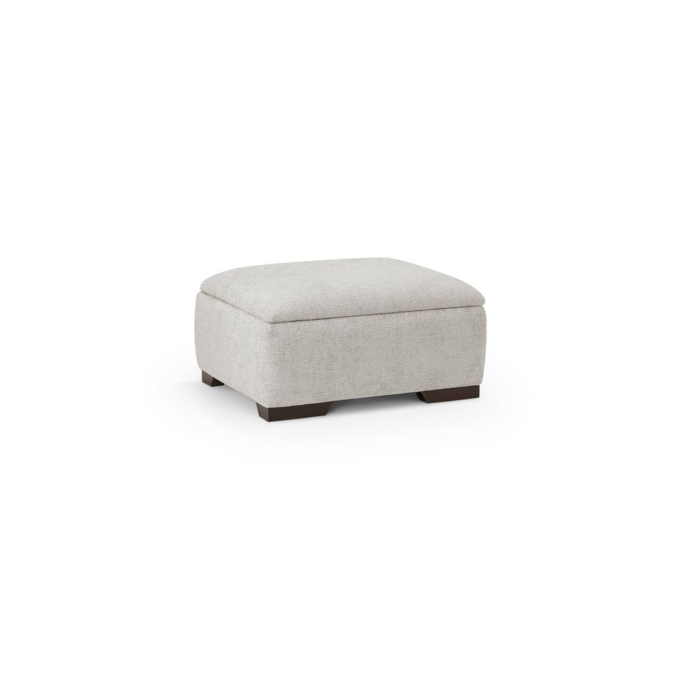 Dewsbury Storage Footstool in Milo Ivory Fabric 1