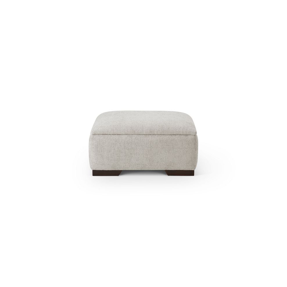 Dewsbury Storage Footstool in Milo Ivory Fabric 3