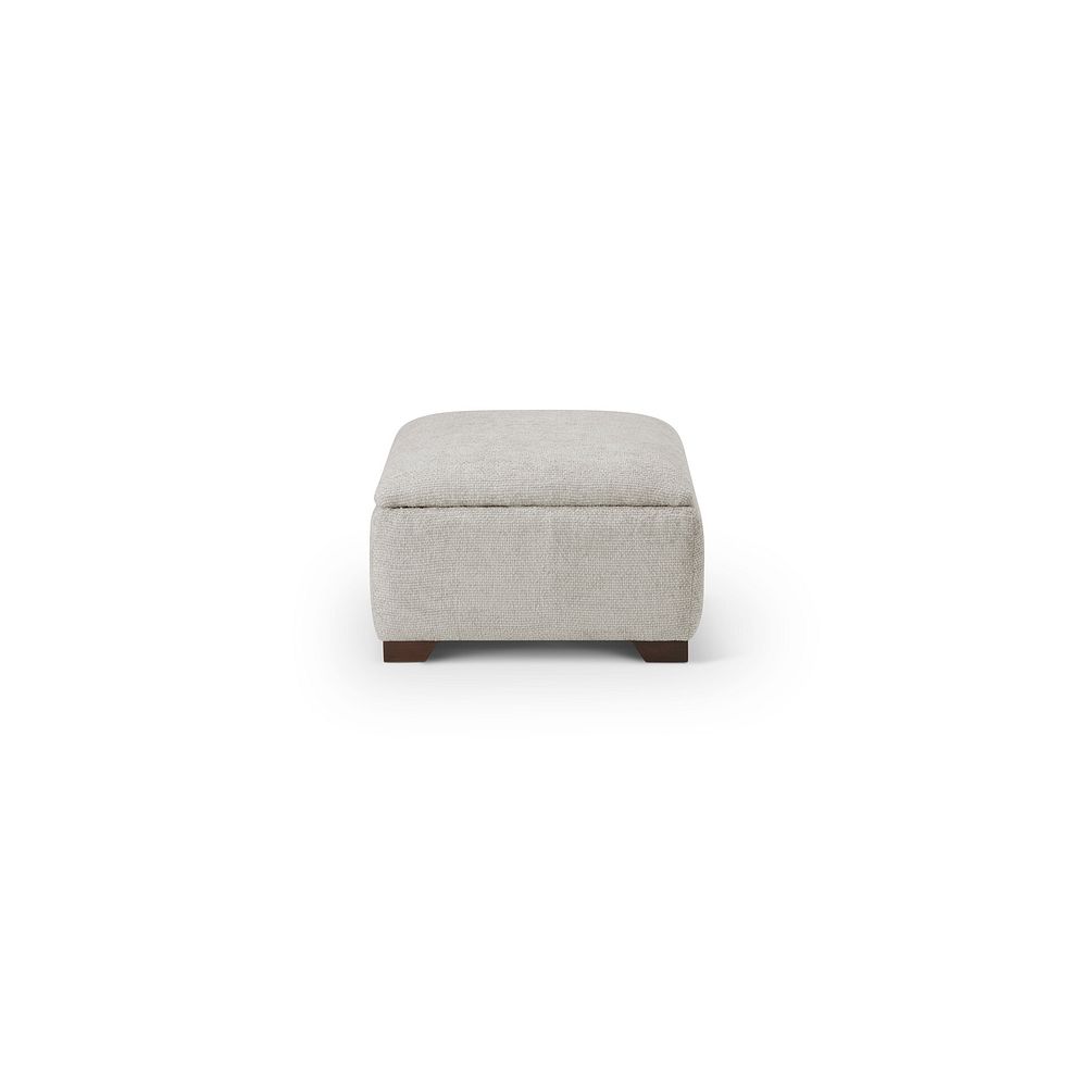 Dewsbury Storage Footstool in Milo Ivory Fabric 4