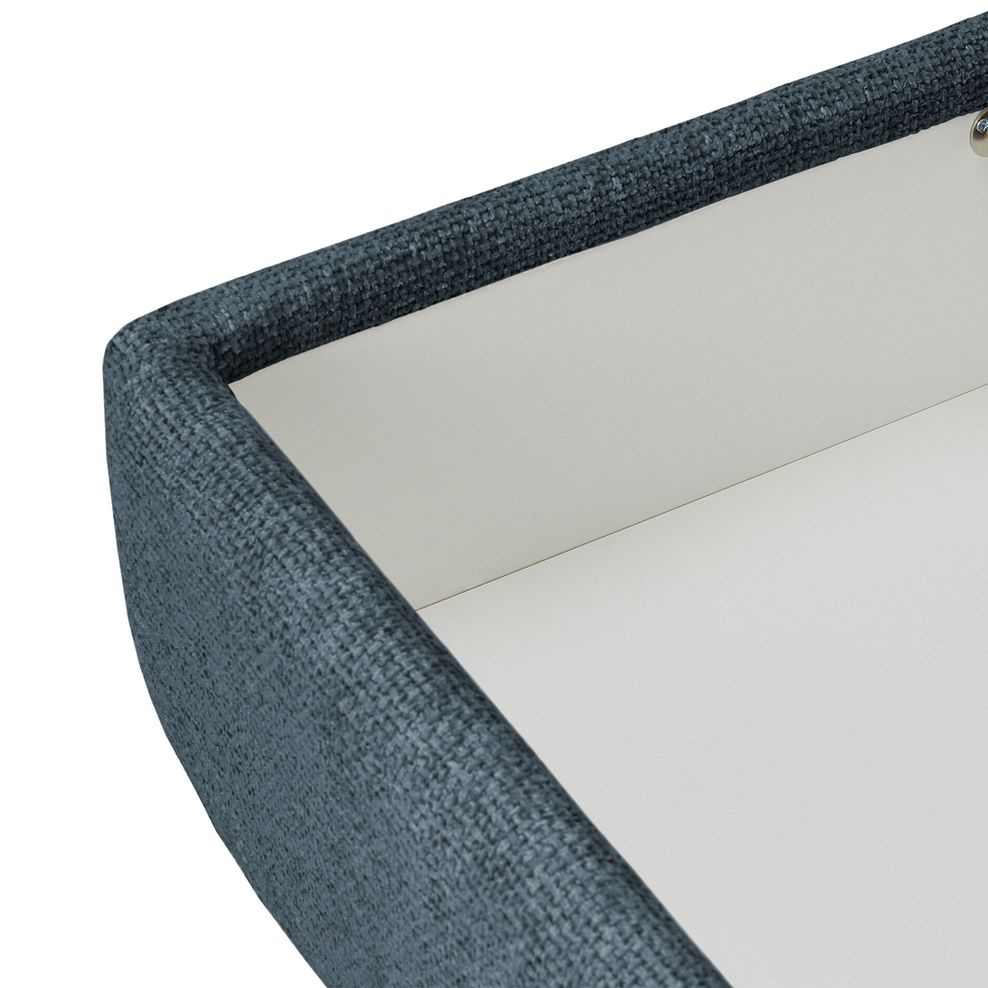 Dewsbury Storage Footstool in Milo Navy Fabric 6