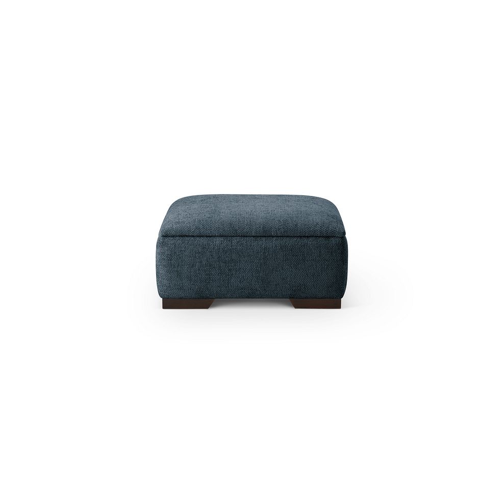 Dewsbury Storage Footstool in Milo Navy Fabric 3