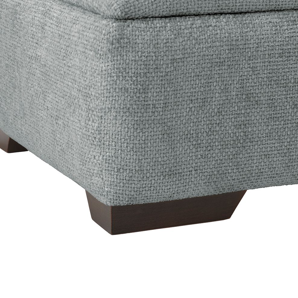 Dewsbury Storage Footstool in Milo Pewter Fabric 7