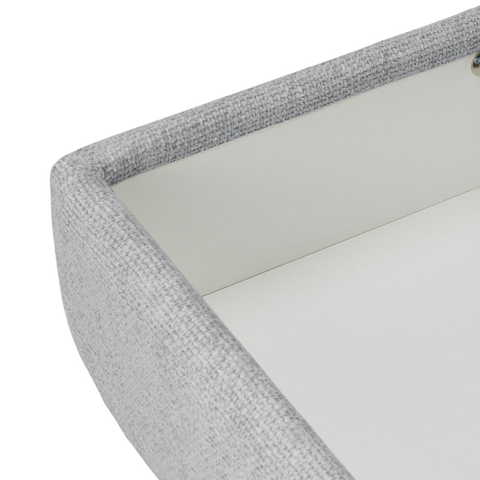 Dewsbury Storage Footstool in Milo Silver Fabric 6