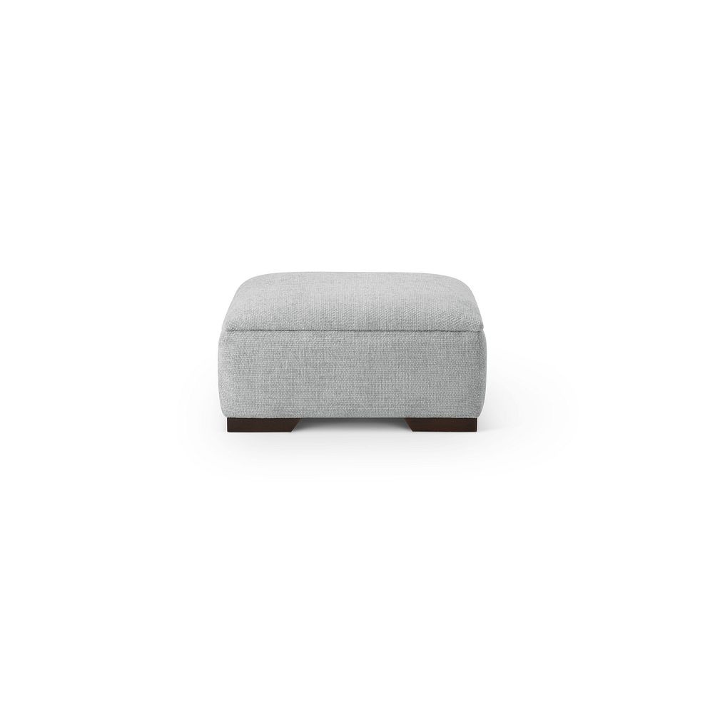 Dewsbury Storage Footstool in Milo Silver Fabric 3