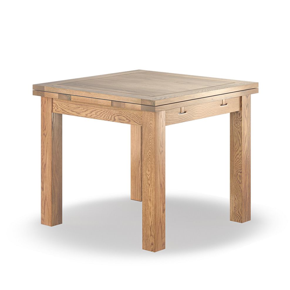Dorset Natural Oak Extending Dining Table And 4 Arched Backs In Verona Cream  2
