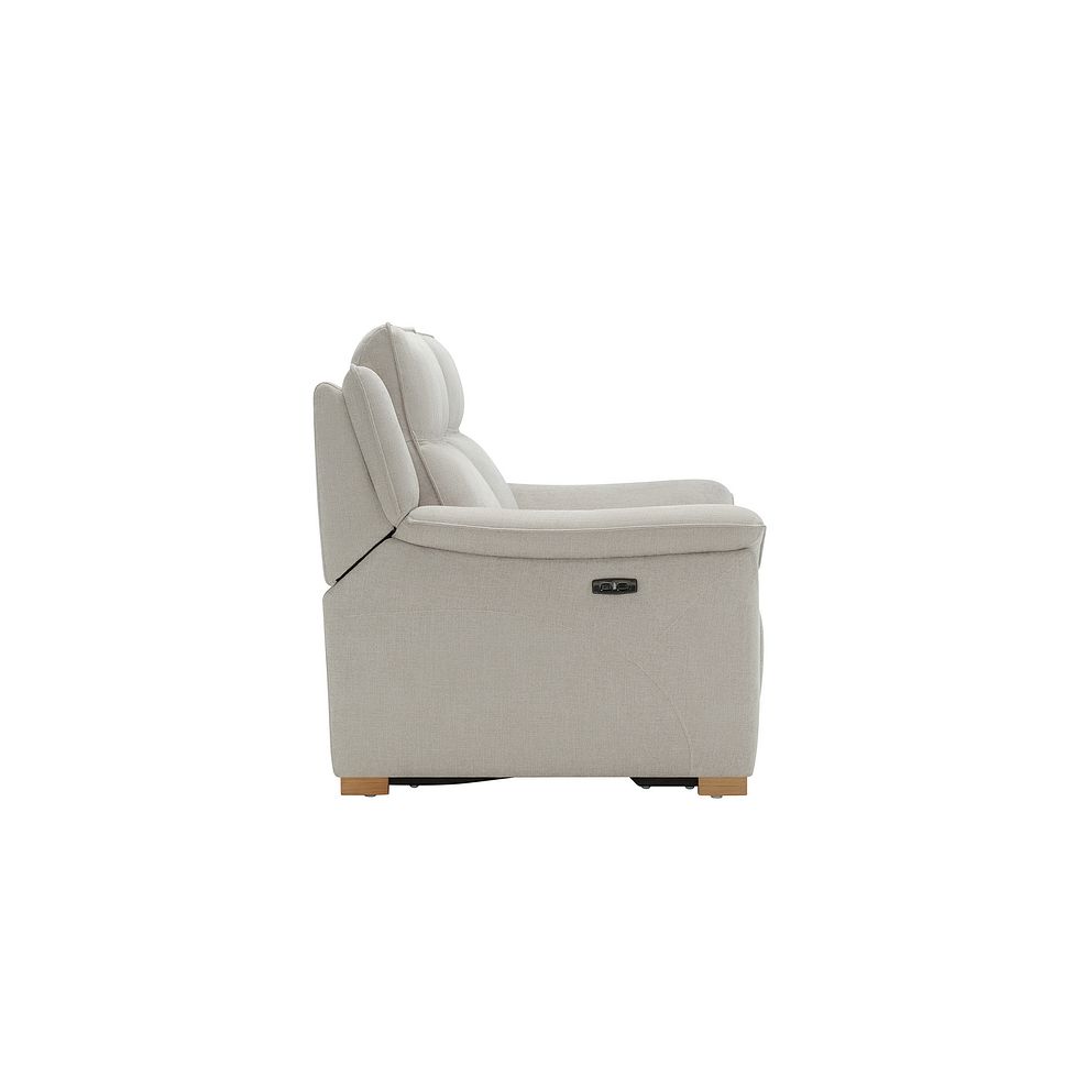 Dune 2 Seater Electric Recliner with Power Headrest Sofa in Amigo Dove Fabric 8