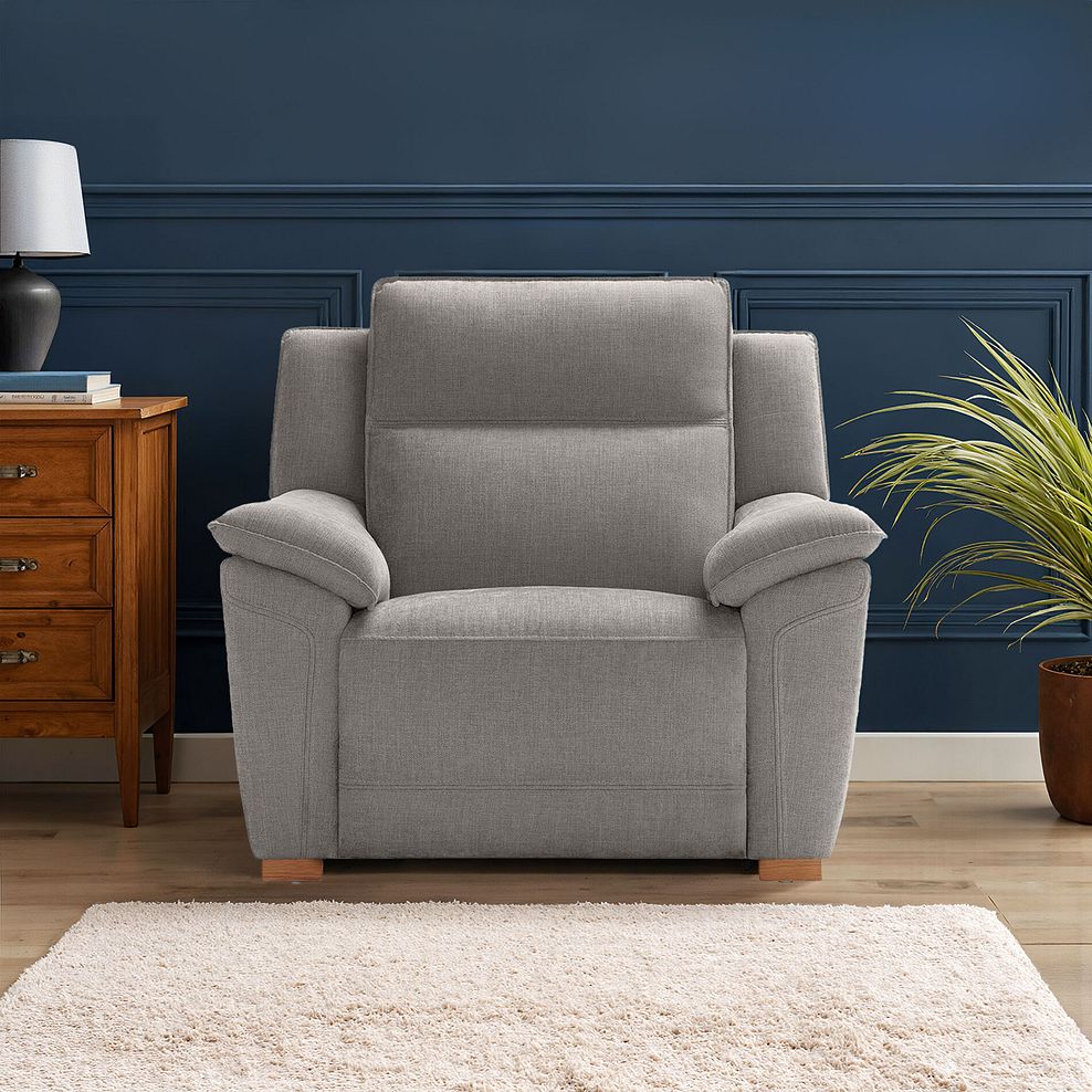 Dune Armchair in Amigo Granite Fabric 1