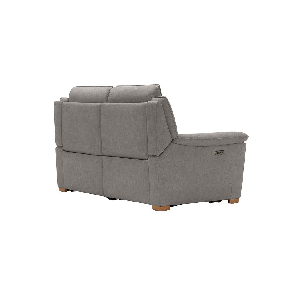 Dune 2 Seater Electric Recliner Sofa in Amigo Granite Fabric 6