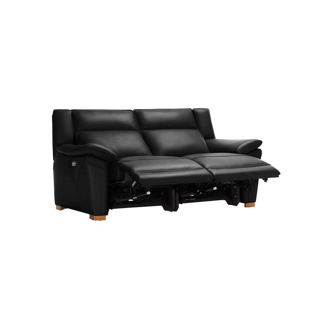 Dune 2 Seater Electric Recliner Sofa in Midnight Leather 5