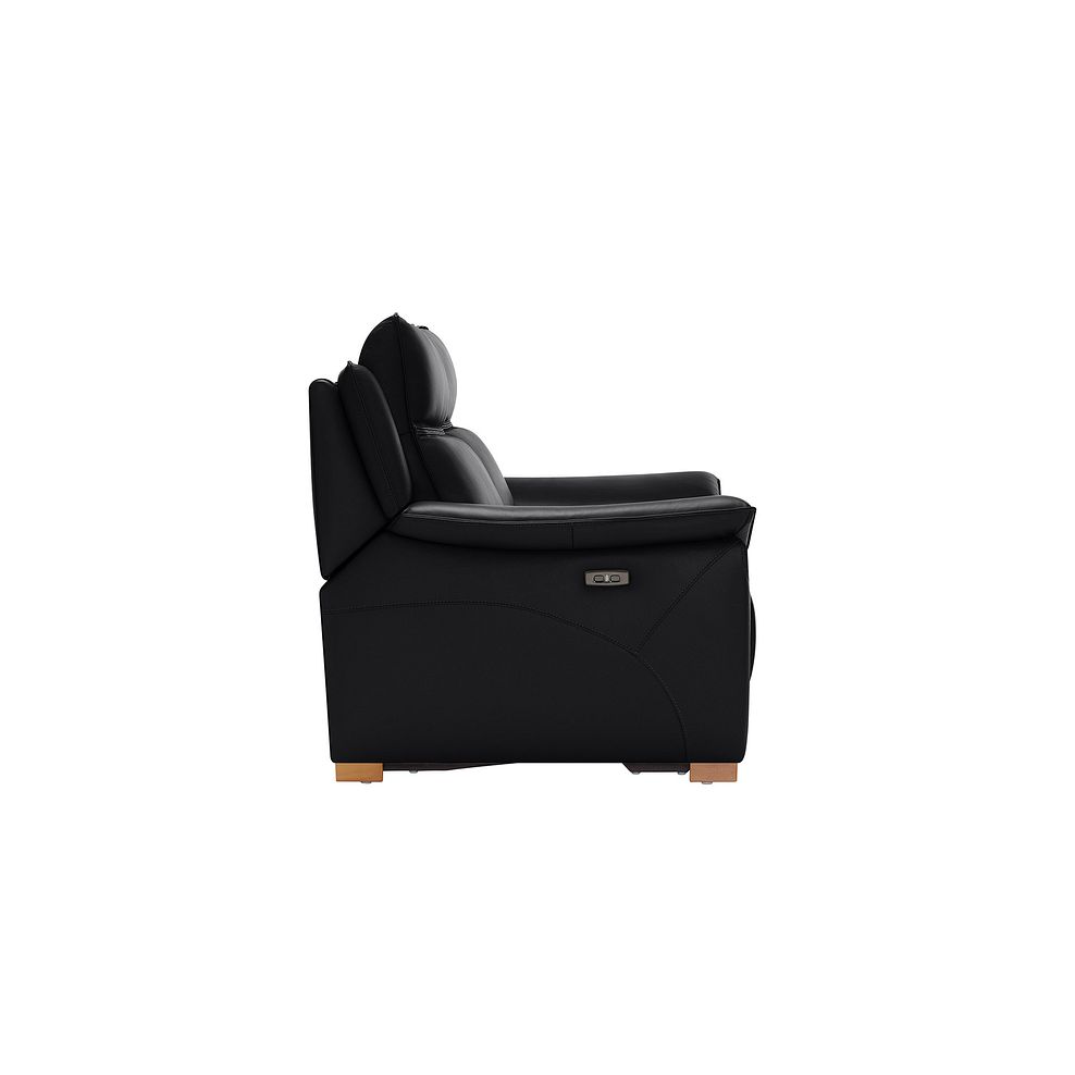 Dune 2 Seater Electric Recliner Sofa in Midnight Leather 7