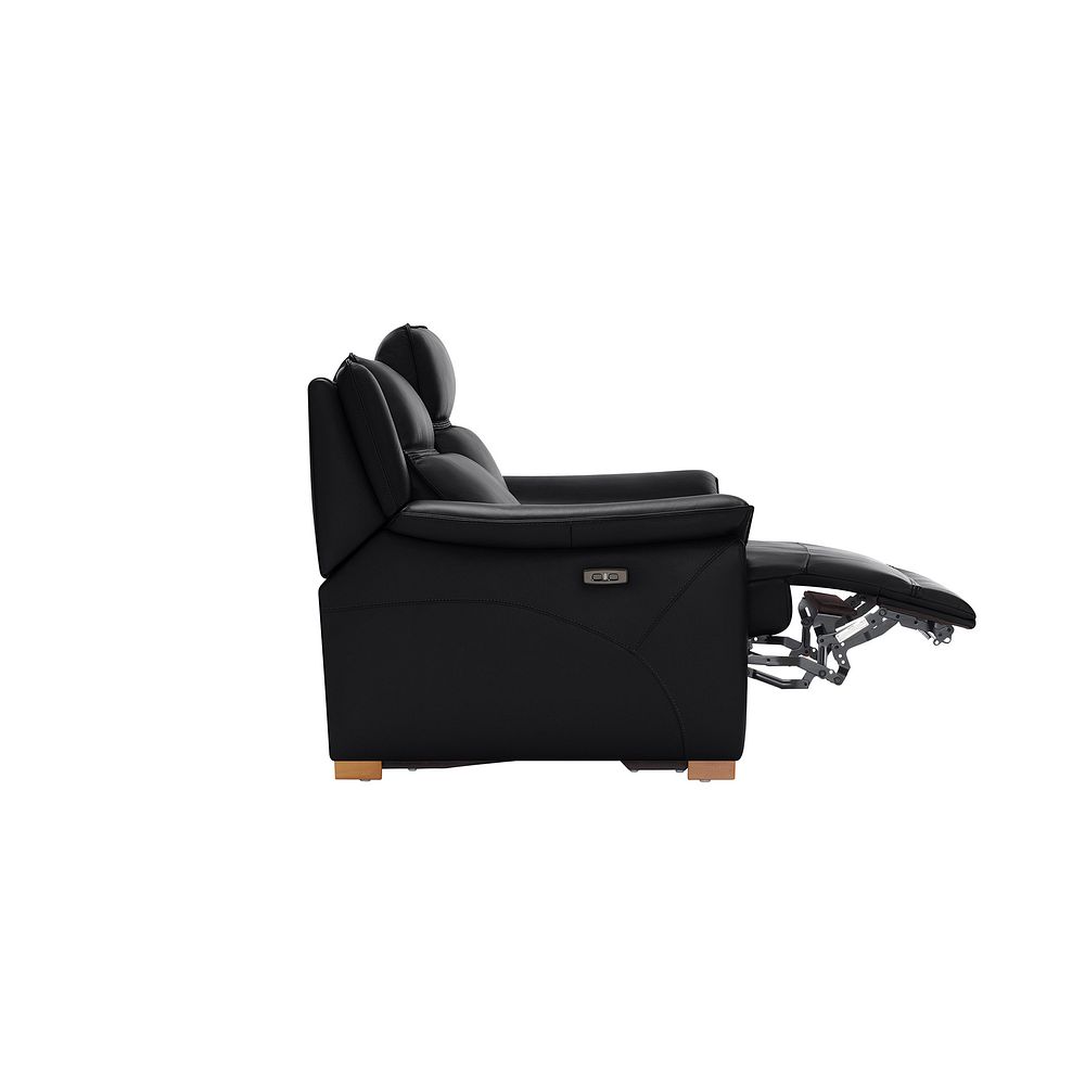 Dune 2 Seater Electric Recliner Sofa in Midnight Leather 8