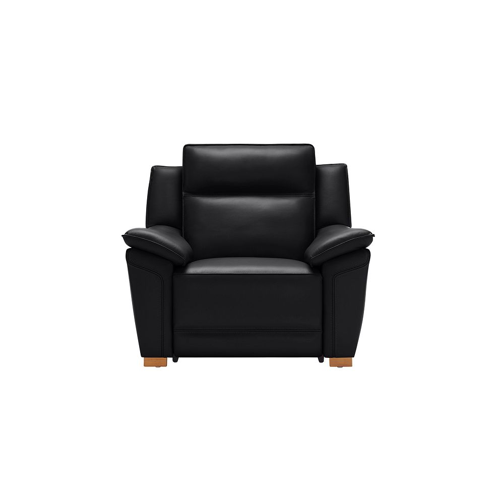 Dune Electric Recliner Armchair in Midnight Leather 2