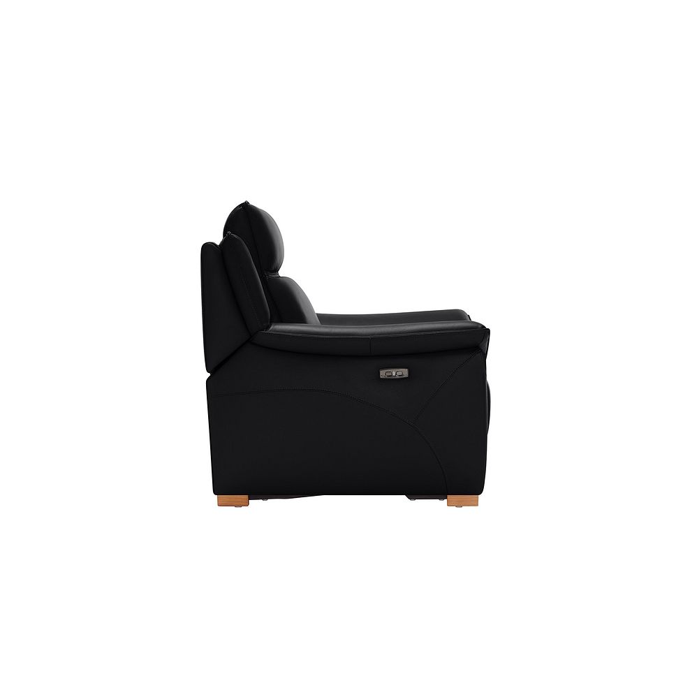 Dune Electric Recliner Armchair in Midnight Leather 7
