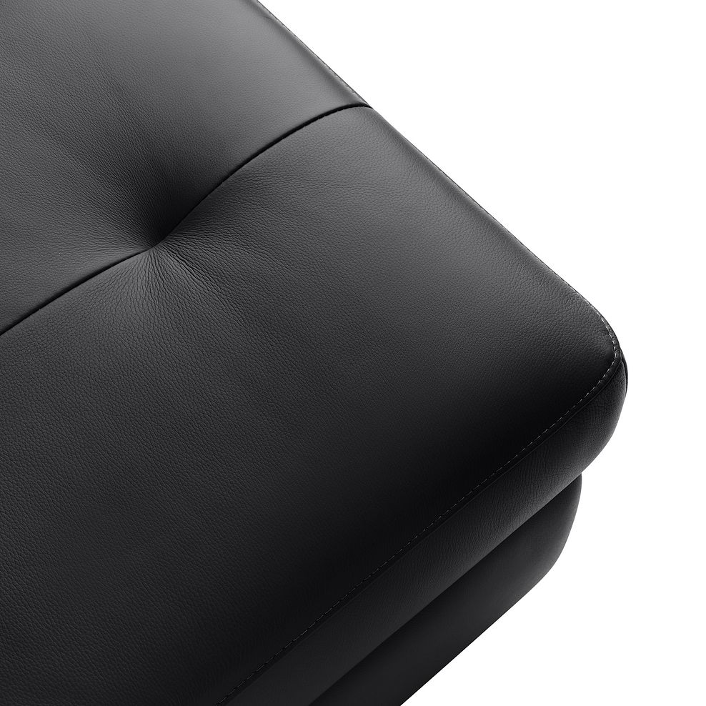 Dune Storage Footstool in Midnight Leather 6