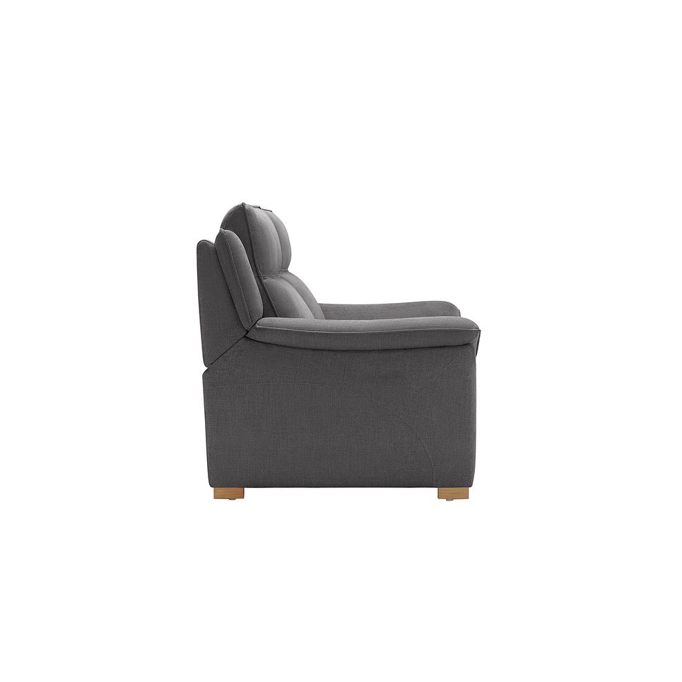 Dune 3 Seater Sofa in Sense Dark Grey Fabric 4