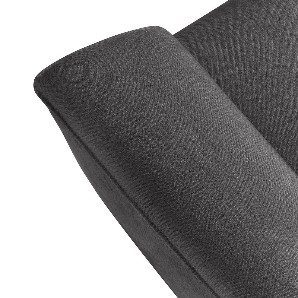 Dune 3 Seater Sofa in Sense Dark Grey Fabric 6