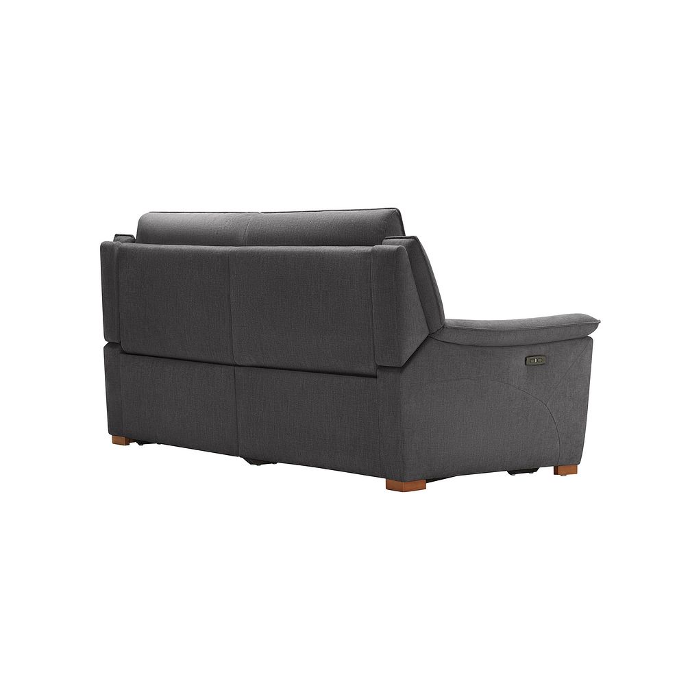 Dune 3 Seater Electric Recliner Sofa in Sense Dark Grey Fabric 6