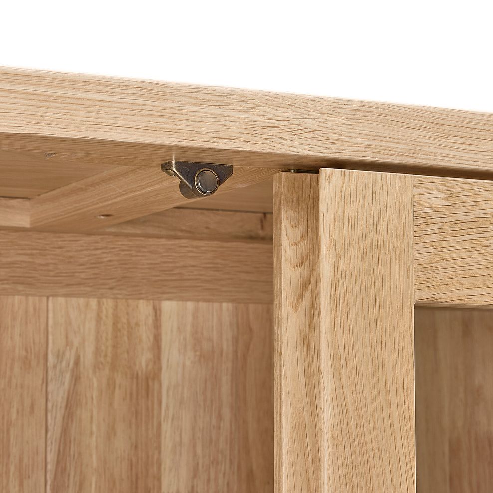 Durham Natural Oak Display Cabinet 12